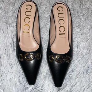 Gucci Malaga Kid Nero heels